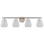 3_ArtCraft Brooke 31 1/4"W Brushed Nickel 4-Light Bath Light more views