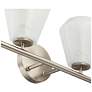 5_ArtCraft Brooke 31 1/4"W Brushed Nickel 4-Light Bath Light more views
