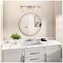 6_ArtCraft Brooke 31 1/4"W Brushed Nickel 4-Light Bath Light more views