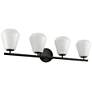 4_ArtCraft Brooke 31 1/4" Wide Black 4-Light Vanity Bath Light more views