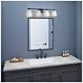 6_ArtCraft Brooke 31 1/4" Wide Black 4-Light Vanity Bath Light more views
