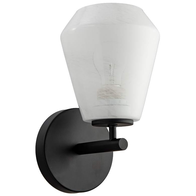 Image 2 ArtCraft Brooke 9 1/4" High Black Wall Sconce more views