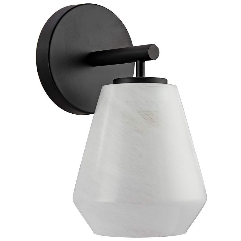Image 3 ArtCraft Brooke 9 1/4" High Black Wall Sconce more views