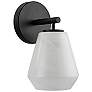 3_ArtCraft Brooke 9 1/4" High Black Wall Sconce more views