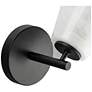 5_ArtCraft Brooke 9 1/4" High Black Wall Sconce more views