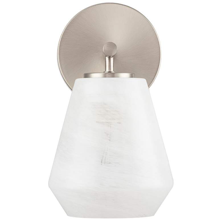 Image 3 ArtCraft Brooke 9 1/4" High Brushed Nickel Wall Sconce more views