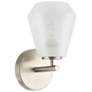 4_ArtCraft Brooke 9 1/4" High Brushed Nickel Wall Sconce more views