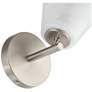 5_ArtCraft Brooke 9 1/4" High Brushed Nickel Wall Sconce more views