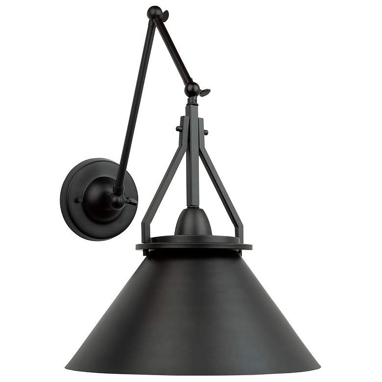 Image 2 Artcraft Brydon 13 1/2" Wide Black Pendant Light more views