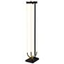 3_Artcraft Cascata Black and Brushed Brass LED Floor Lamp more views