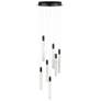 3_ArtCraft Celine 15 3/4" Wide Black LED Multi-Light Pendant more views