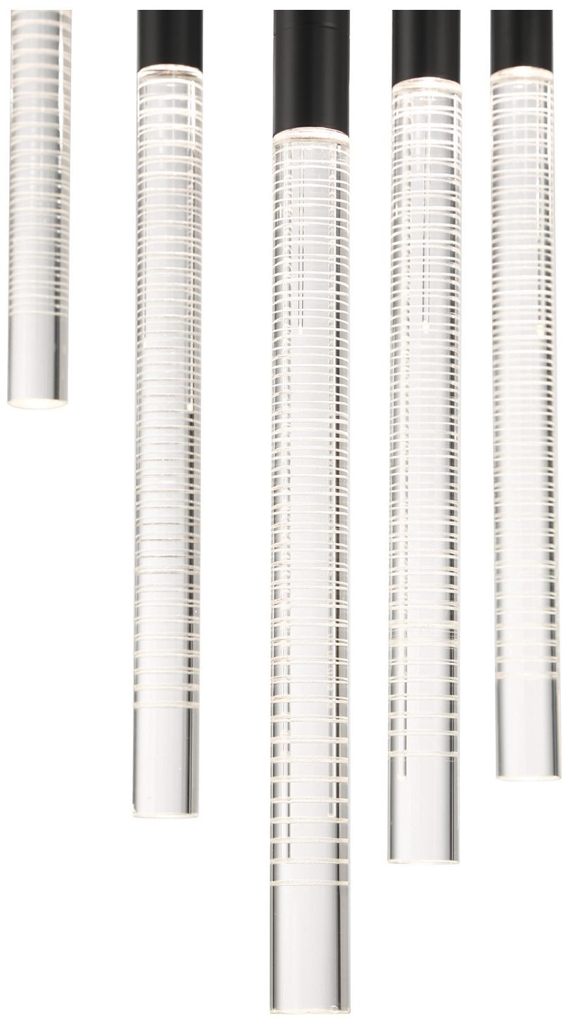 Image 5 ArtCraft Celine 23 1/2" Wide Black LED Multi-Light Pendant more views