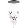 1_ArtCraft Celine 31 1/2" Wide Black LED Multi-Light Pendant
