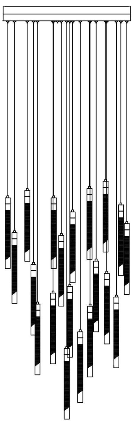 Image 6 ArtCraft Celine 31 1/2" Wide Black LED Multi-Light Pendant more views