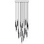 6_ArtCraft Celine 31 1/2" Wide Black LED Multi-Light Pendant more views
