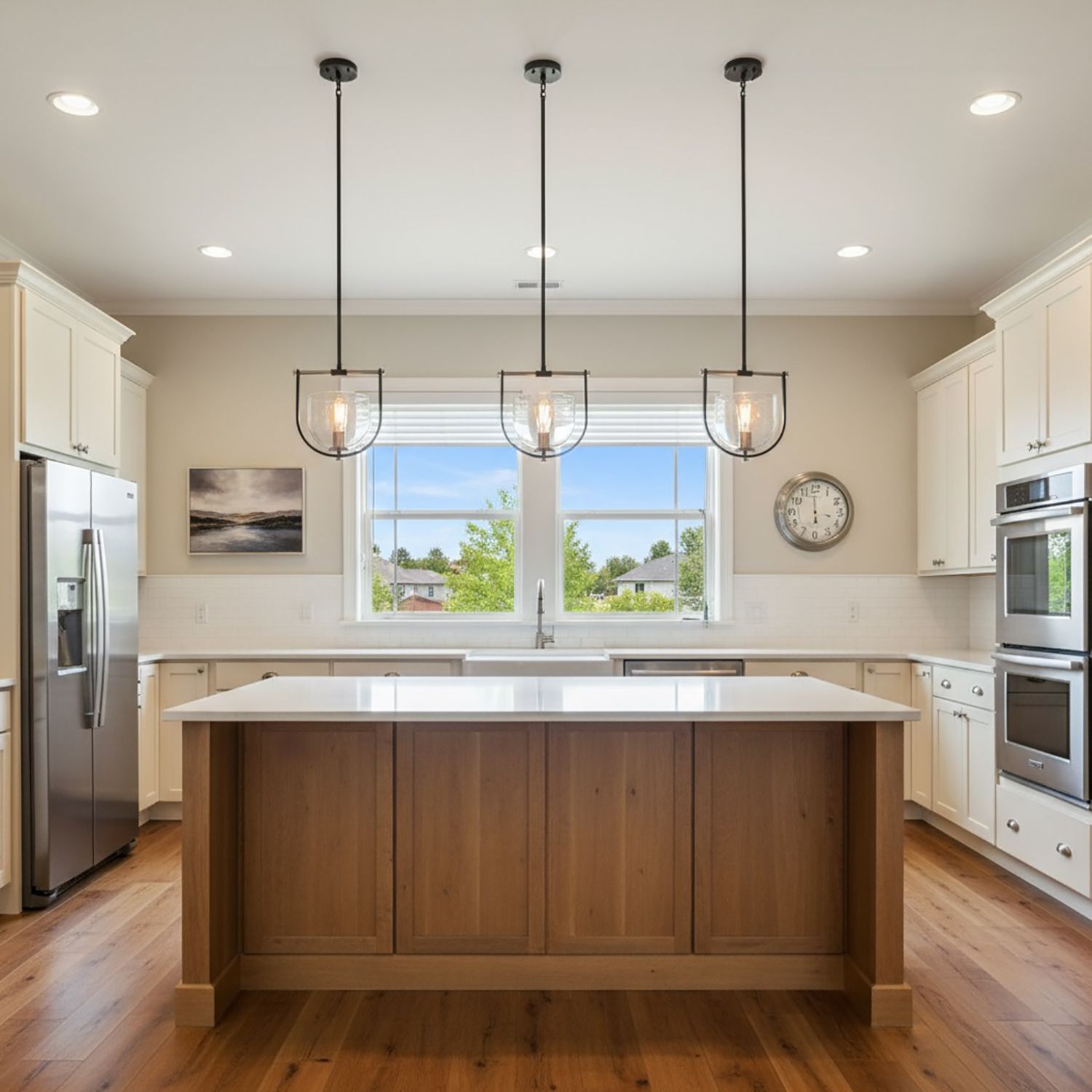 Image 6 Artcraft Cheshire 1-Light Pendant Black & Brass more views