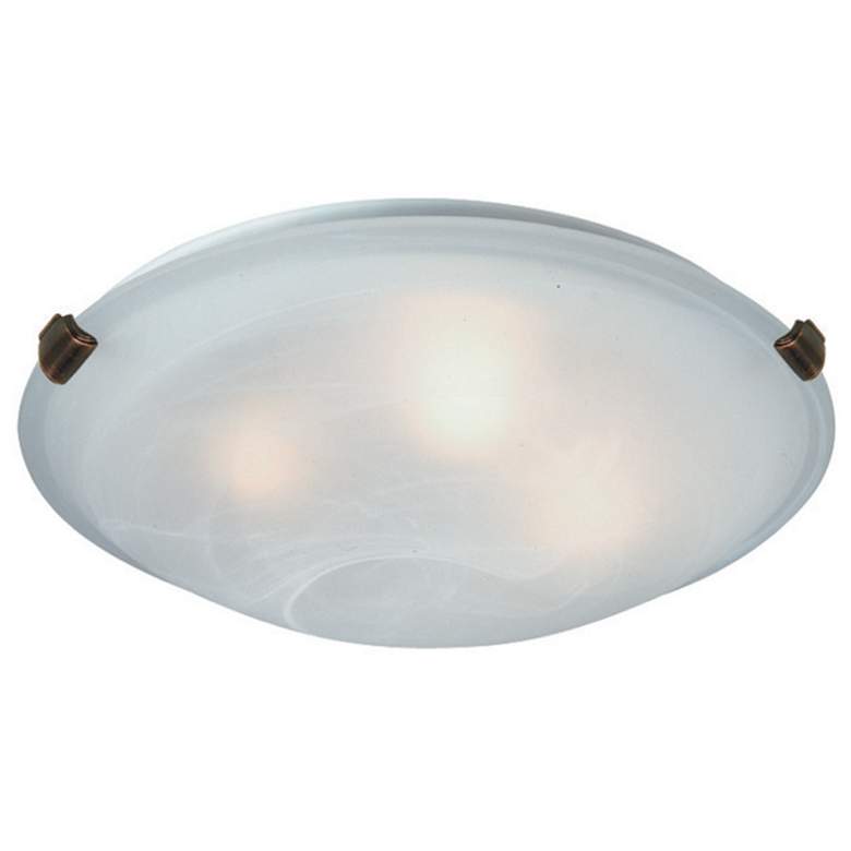 Image 1 Artcraft Clip 12" Wide Modern White Glass Flush Mount Ceiling Light
