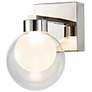 2_ArtCraft Colton 8 1/4" High Polished Nickel Wall Sconce more views