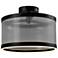 Artcraft Cora 15" Wide Black LED Ceiling Light