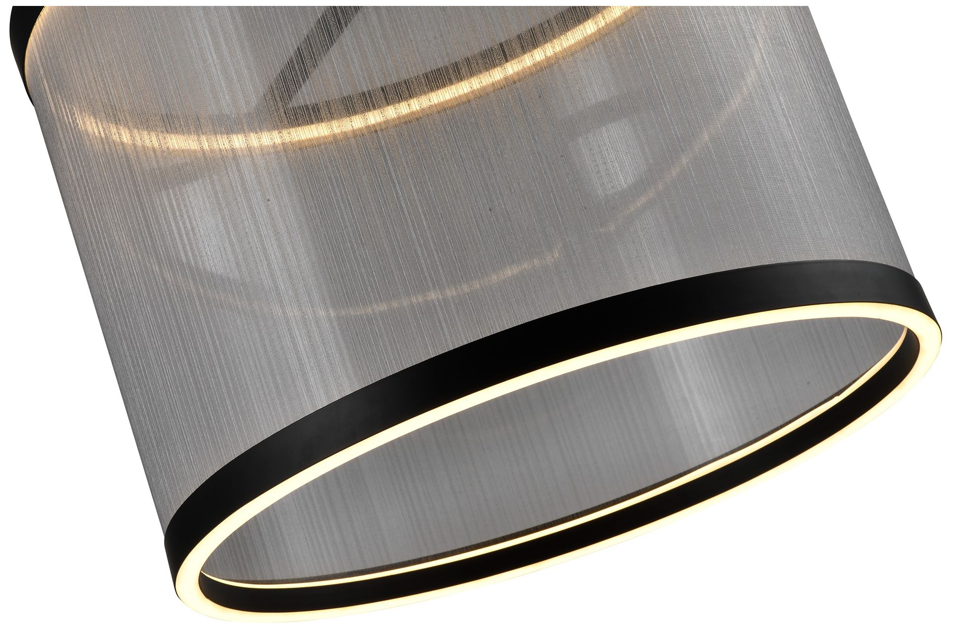 Artcraft Cora 17 3/4" Wide Black LED Drum Pendant Light