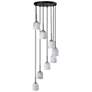 4_ArtCraft Crema 18 1/2" Wide Black Multi-Light Pendant more views