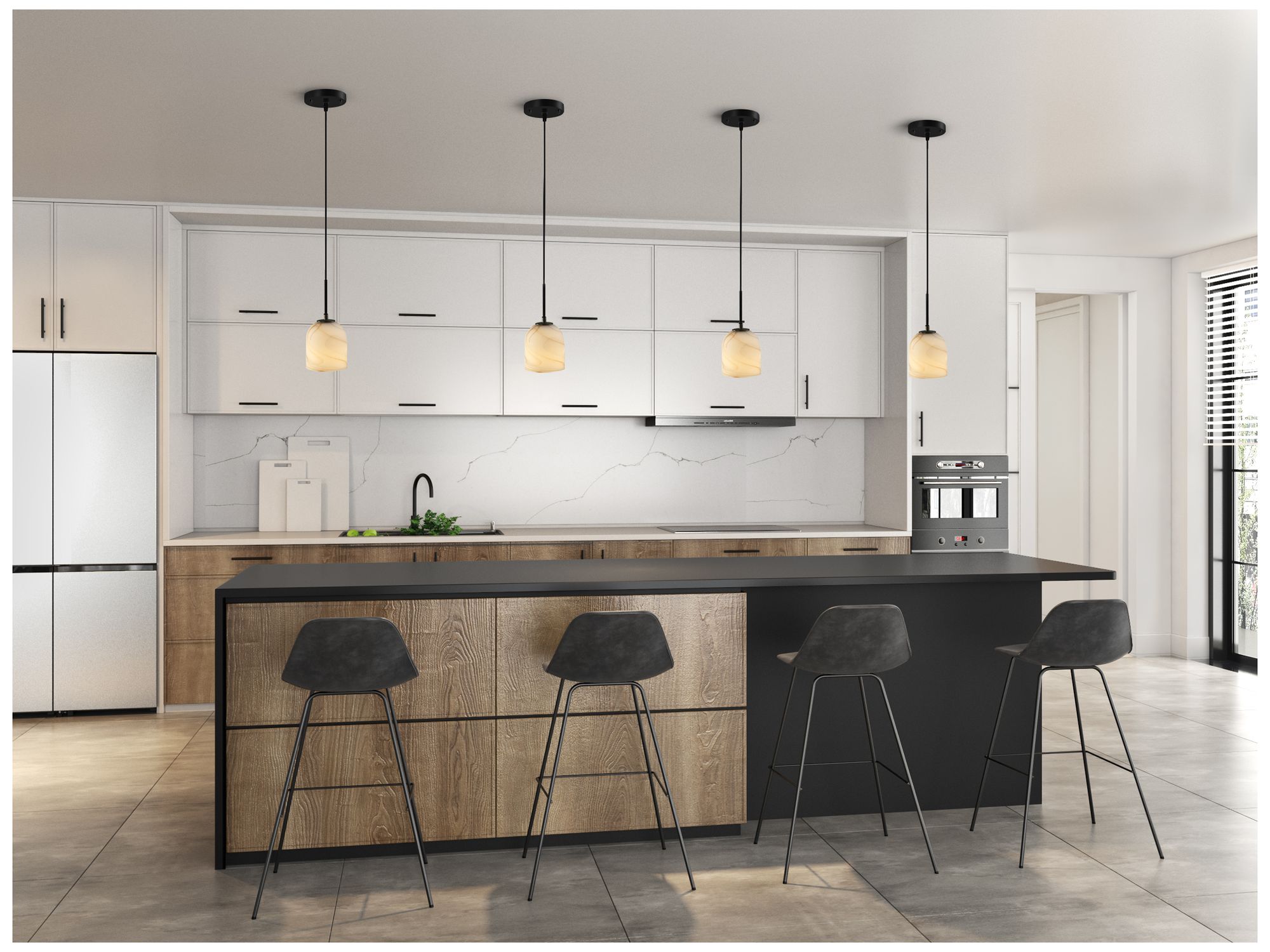 Image 7 Artcraft Crema 4 3/4" Wide Black Mini Pendant more views