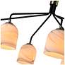 5_ArtCraft Crema 40 1/2" Wide Black 6-Light Chandelier more views