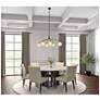 7_ArtCraft Crema 40 1/2" Wide Black 6-Light Chandelier more views