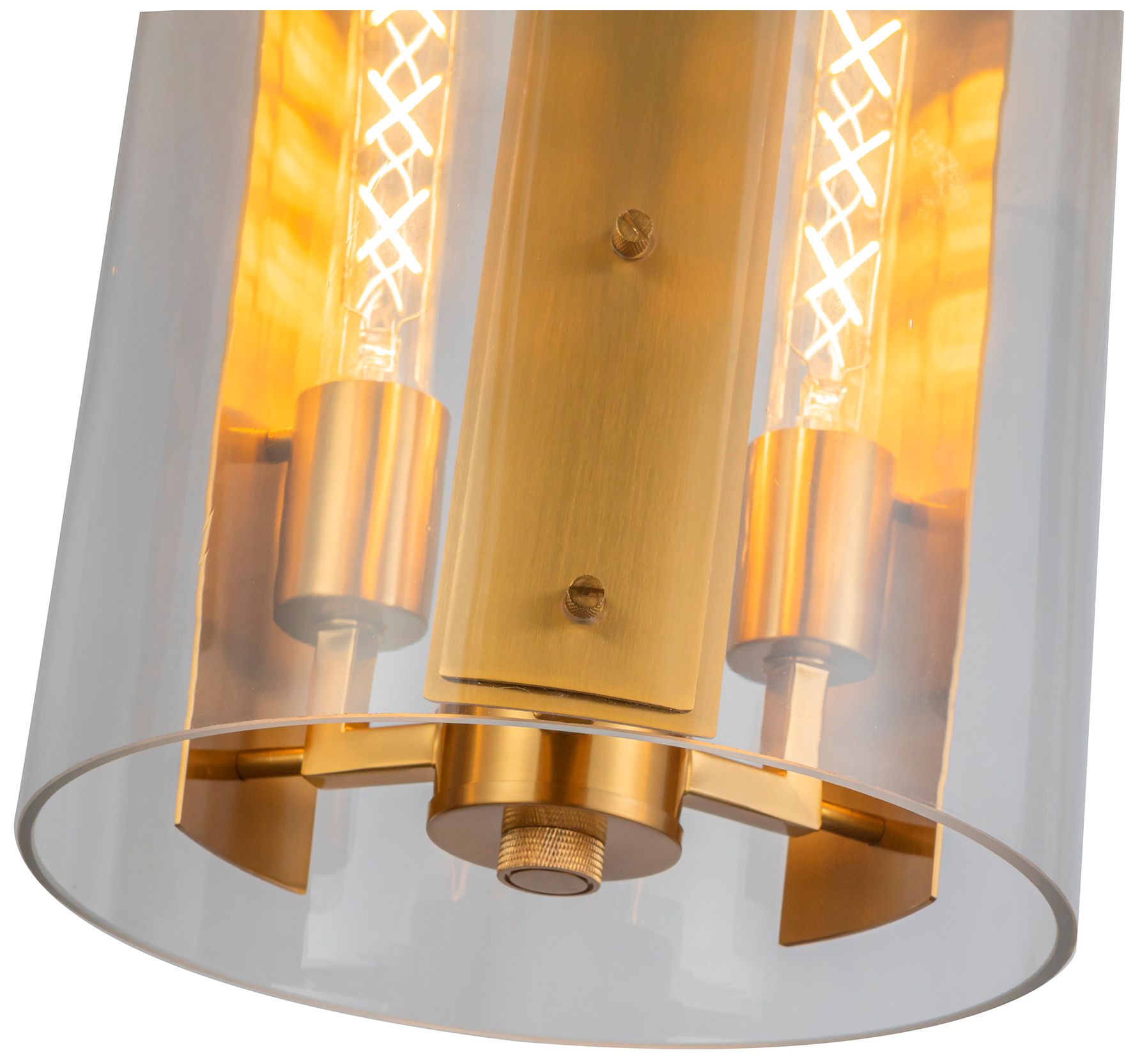Image 6 Artcraft Dahlia 10 1/4"W Brushed Brass 3-Light Mini Pendant more views