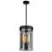 Artcraft Dahlia 10 1/4" Wide Black Mini Pendant