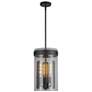 2_Artcraft Dahlia 10 1/4" Wide Black Mini Pendant more views
