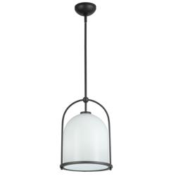 Artcraft Dahlia 11 1/2" Wide Black Mini Pendant