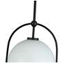 5_Artcraft Dahlia 11 1/2" Wide Black Mini Pendant more views