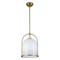 Artcraft Dahlia 11 1/2" Wide Brushed Brass Mini Pendant