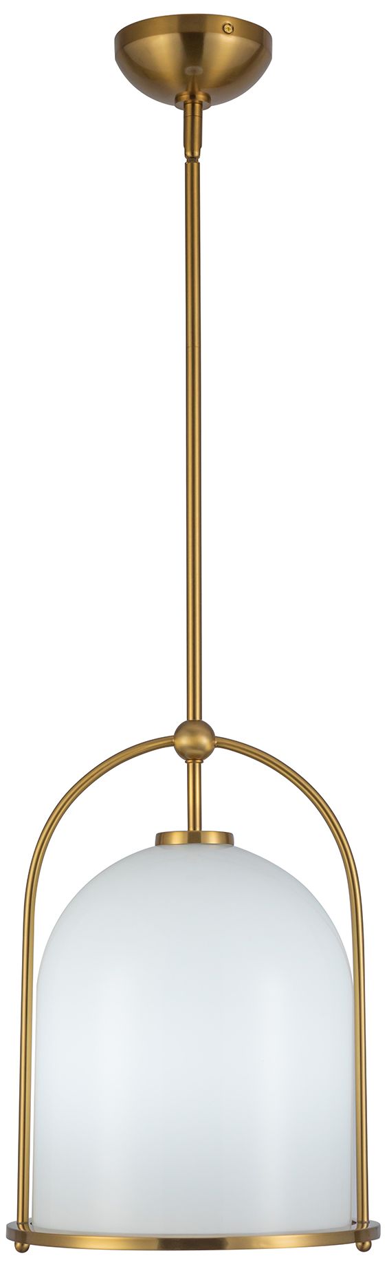 Image 2 Artcraft Dahlia 11 1/2" Wide Brushed Brass Mini Pendant more views