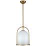 2_Artcraft Dahlia 11 1/2" Wide Brushed Brass Mini Pendant more views