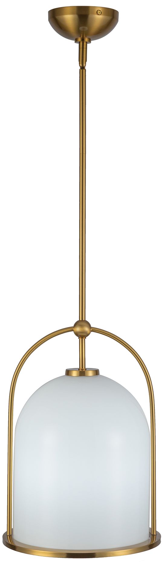 Image 3 Artcraft Dahlia 11 1/2" Wide Brushed Brass Mini Pendant more views