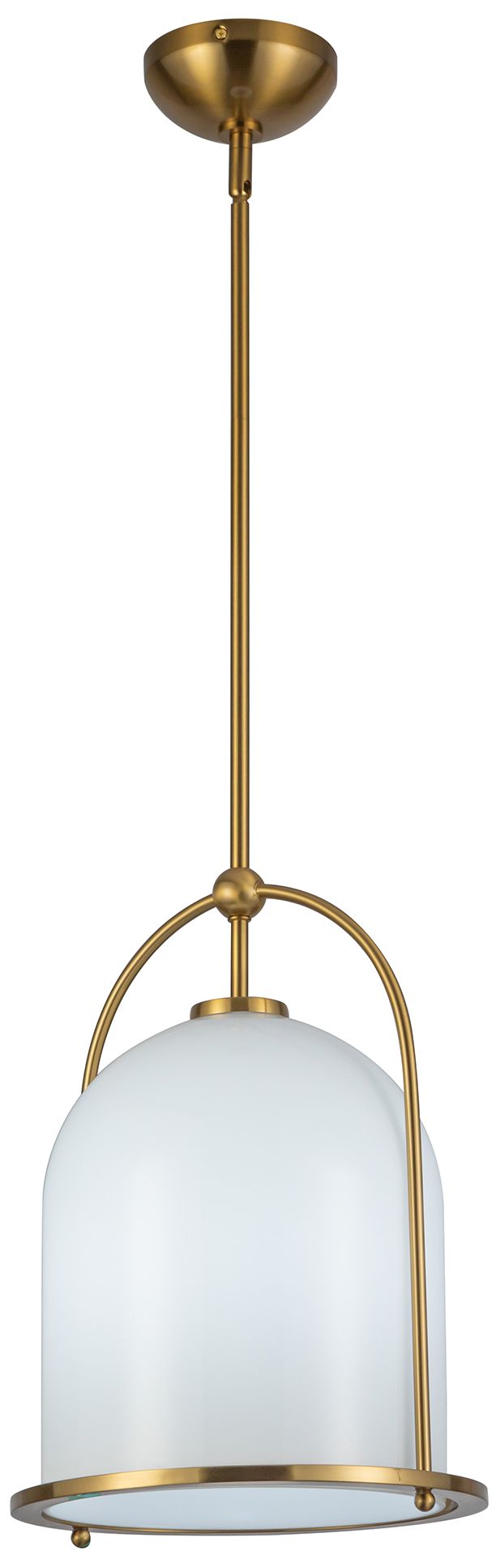 Image 4 Artcraft Dahlia 11 1/2" Wide Brushed Brass Mini Pendant more views