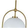 5_Artcraft Dahlia 11 1/2" Wide Brushed Brass Mini Pendant more views