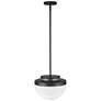 3_Artcraft Dahlia 12" Wide Black Dome Mini Pendant more views