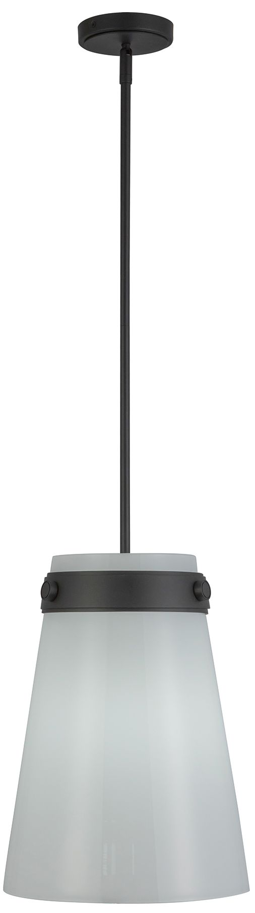 Artcraft Dahlia 12" Wide Black Mini Pendant