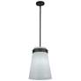 2_Artcraft Dahlia 12" Wide Black Mini Pendant more views