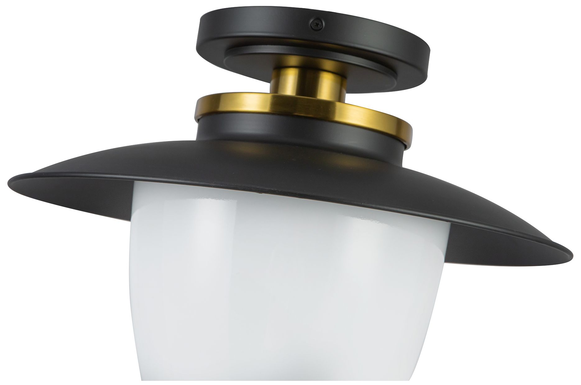 Artcraft Dahlia 15" Wide Black and Brass Pendant Light