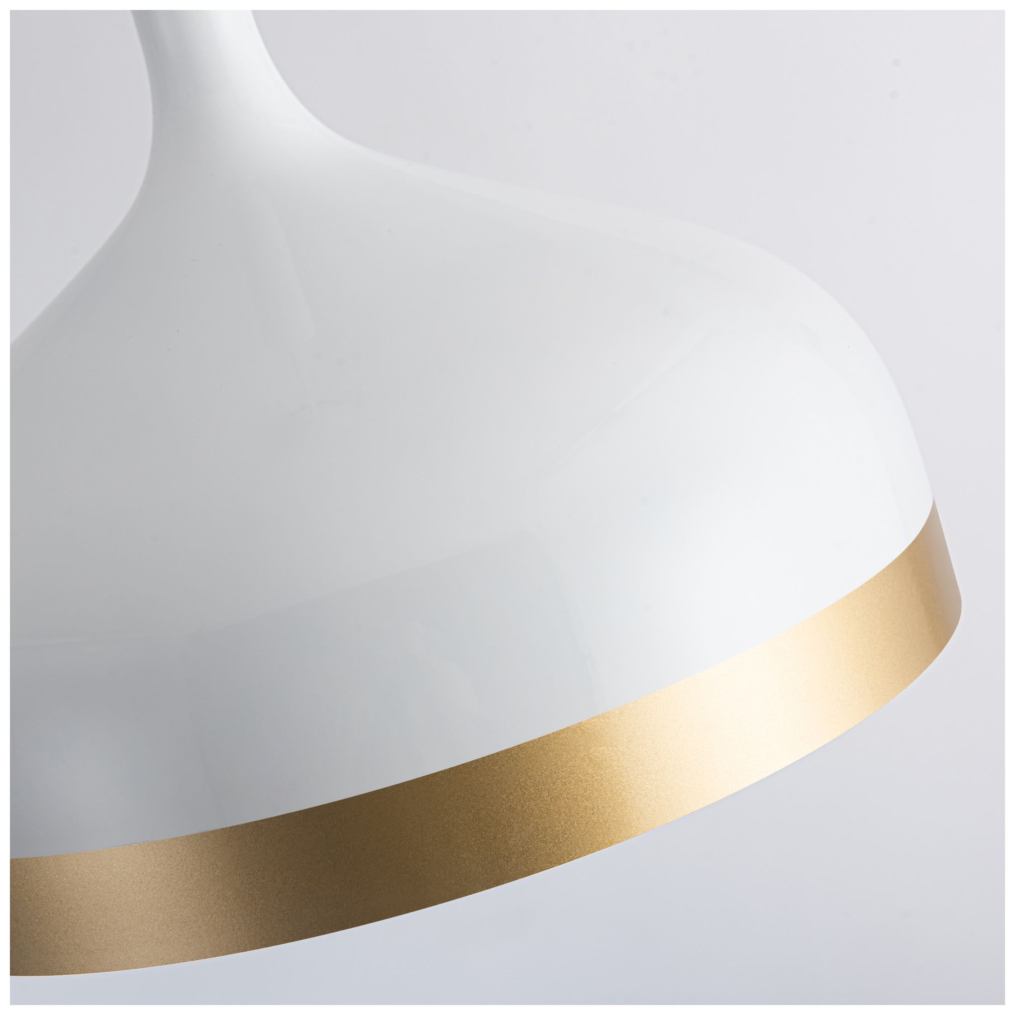 Image 5 Artcraft Dash 1-Light Pendant White & Gold more views