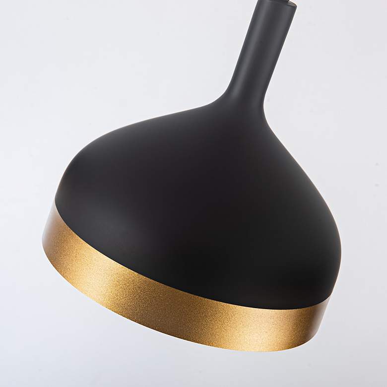 Image 3 Artcraft Dash 41" Wide Black and Gold 4-Light Island Pendant more views