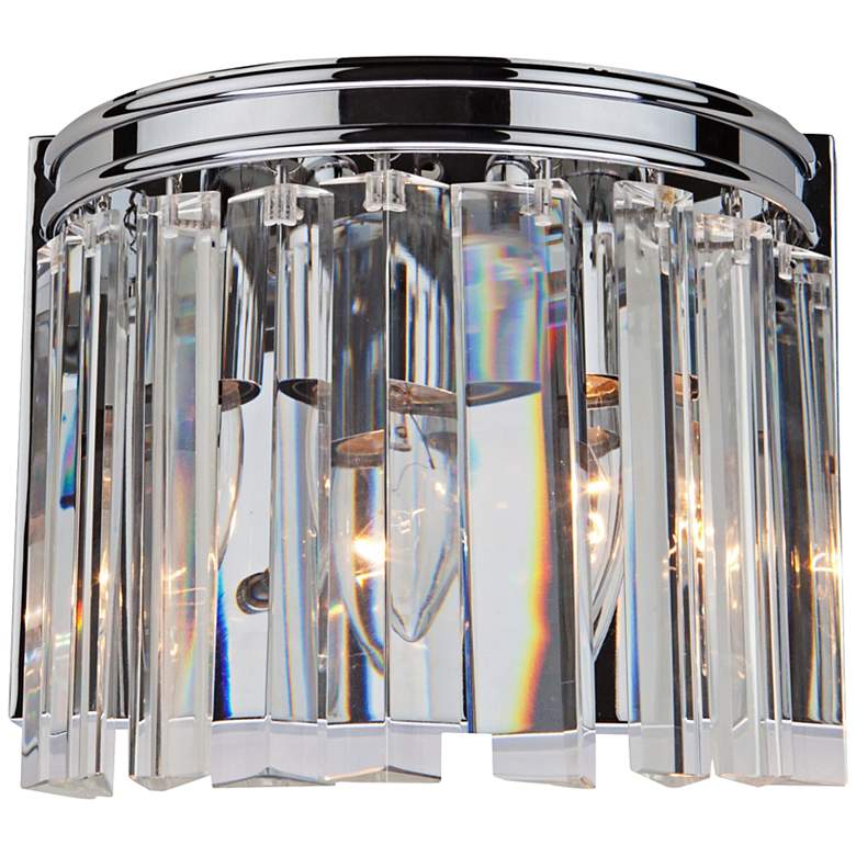 Image 1 Artcraft El Dorado 6 3/4" High Chrome Wall Sconce