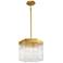 Artcraft Emma 14" Wide Brushed Brass Pendant Light