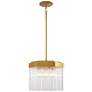 2_Artcraft Emma 14" Wide Brushed Brass Pendant Light more views