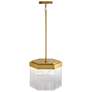 3_Artcraft Emma 14" Wide Brushed Brass Pendant Light more views