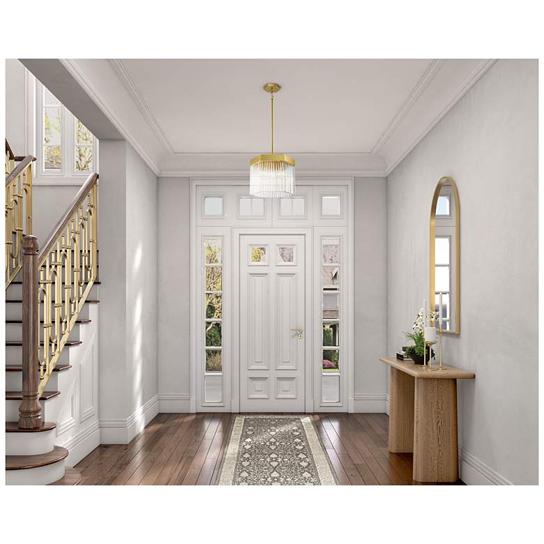 Image 6 Artcraft Emma 14" Wide Brushed Brass Pendant Light more views